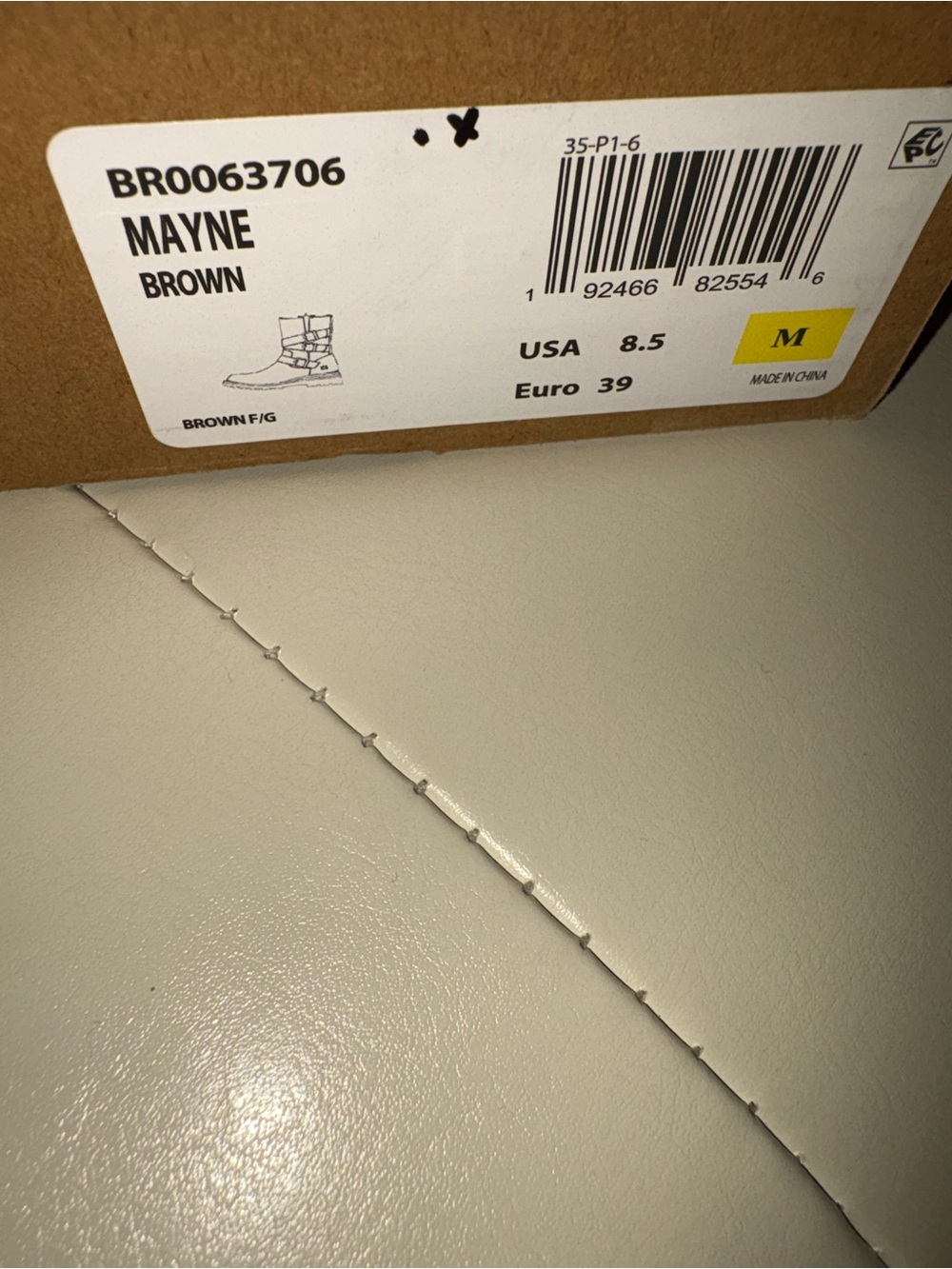 Born Brown “Mayne” Boots Sz 8 1/2 Preowned - Picture 5 of 7